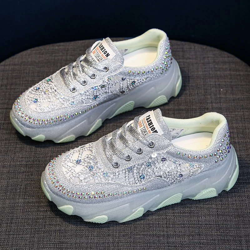 Women's 2025 Summer New Thin Mesh Fashion Platform Versatile Rhinestone Casual Sneakers
Women's 2025 Summer New Thin Mesh Fashion Platform Versatile Rhinestone Casual Sneakers