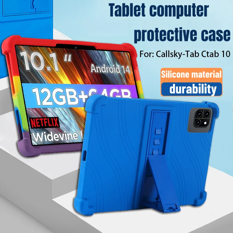 Противоударный мягкий силиконовый чехол для планшета Aipitarblet K10/Callsky-Tab Ctab 10, 10,1 дюйма для WXUNJA ECOPAD 01/Suicoey T618
Противоударный мягкий силиконовый чехол для планшета Aipitarblet K10/Callsky-Tab Ctab 10, 10,1 дюйма для WXUNJA ECOPAD 01/Suicoey T618