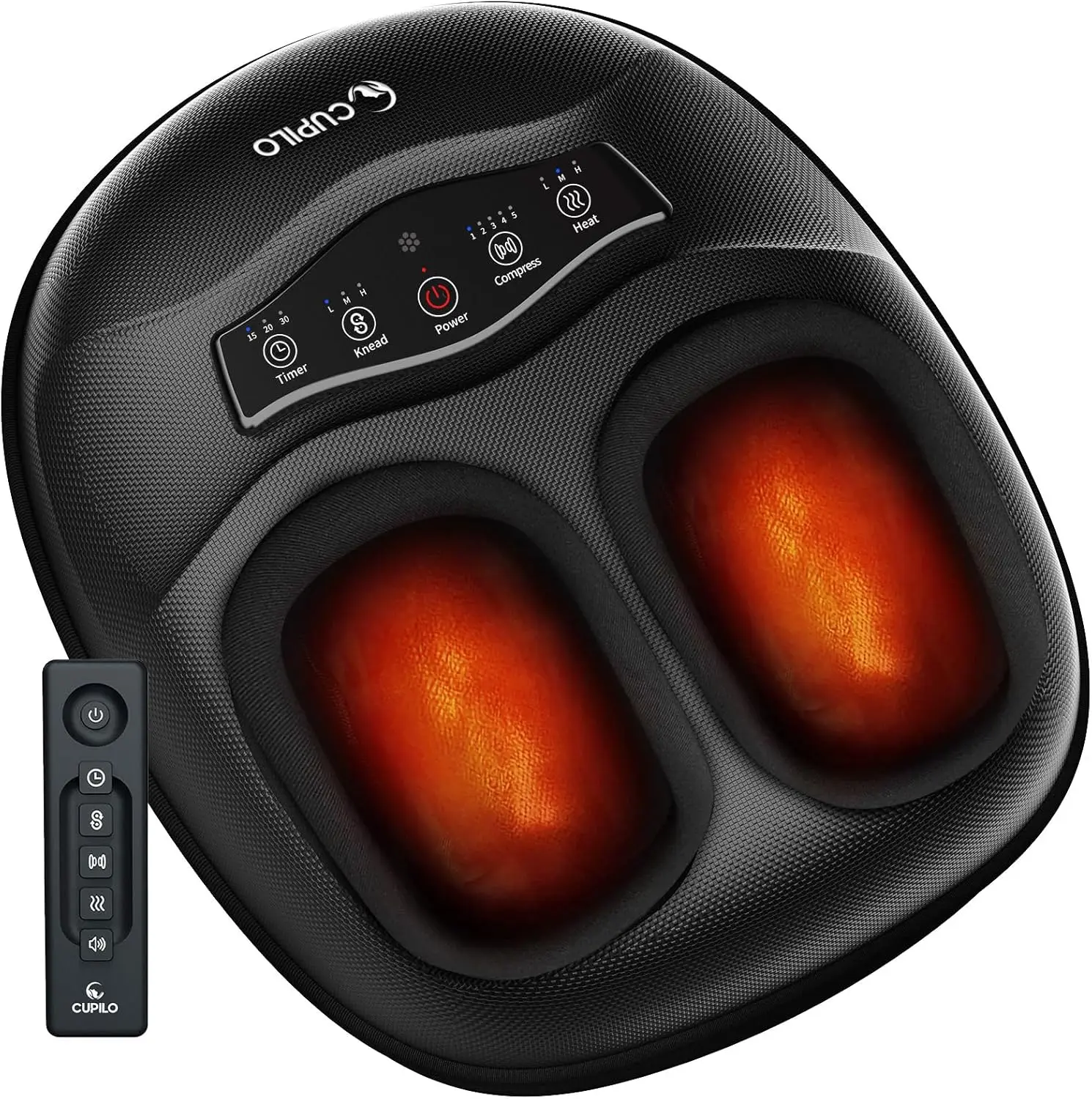 Foot Massager with Heat and Remote - Shiatsu Deep Kneading for Plantar Fasciitis, Neuropathy & Foot Pain Relief - HSA Eligible
Foot Massager with Heat and Remote - Shiatsu Deep Kneading for Plantar Fasciitis, Neuropathy & Foot Pain Relief - HSA Eligible