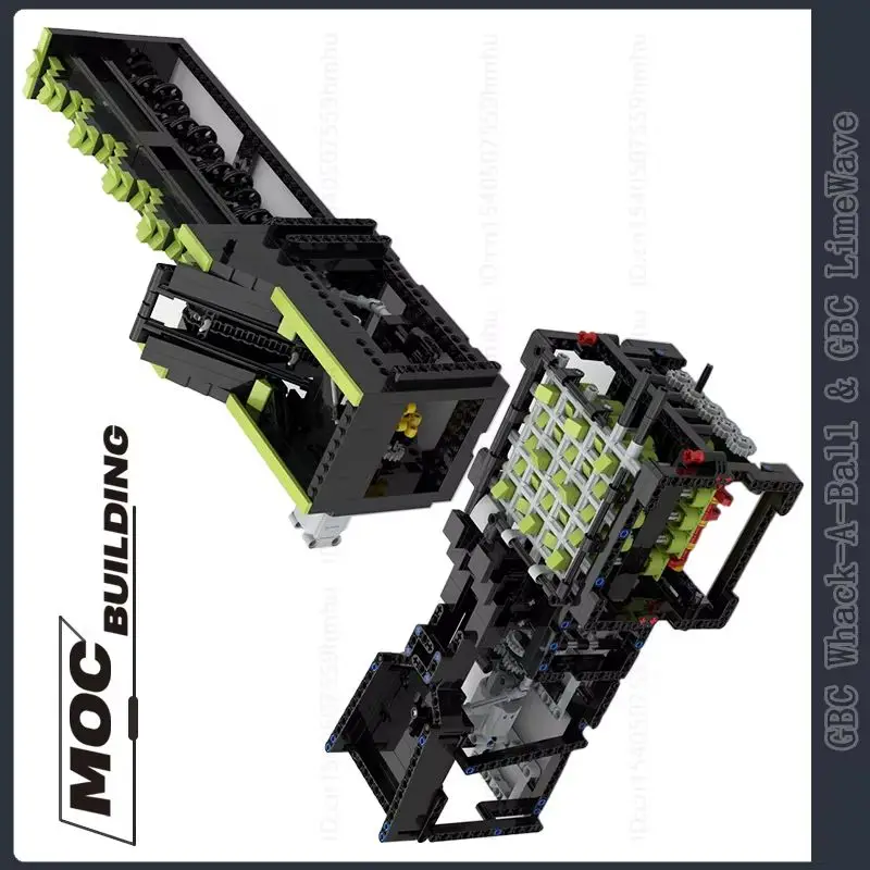 MOC Building Blocks GBC Module Whack-A-Ball And LimeWave Model Motor Machine Technology Bricks DIY Assembly Toys Creative Gifts
MOC Building Blocks GBC Module Whack-A-Ball And LimeWave Model Motor Machine Technology Bricks DIY Assembly Toys Creative Gifts