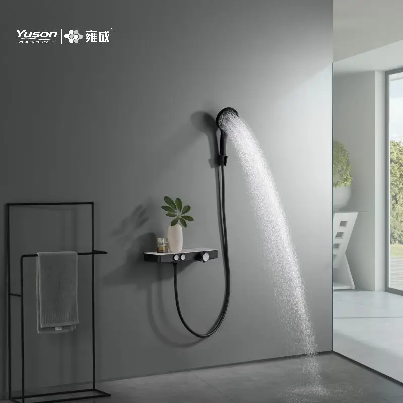 YUSON YS34098-K1 Matte Black Bathroom Shower Faucet Set Thermostatic Shower Kit for Bathroom
YUSON YS34098-K1 Matte Black Bathroom Shower Faucet Set Thermostatic Shower Kit for Bathroom