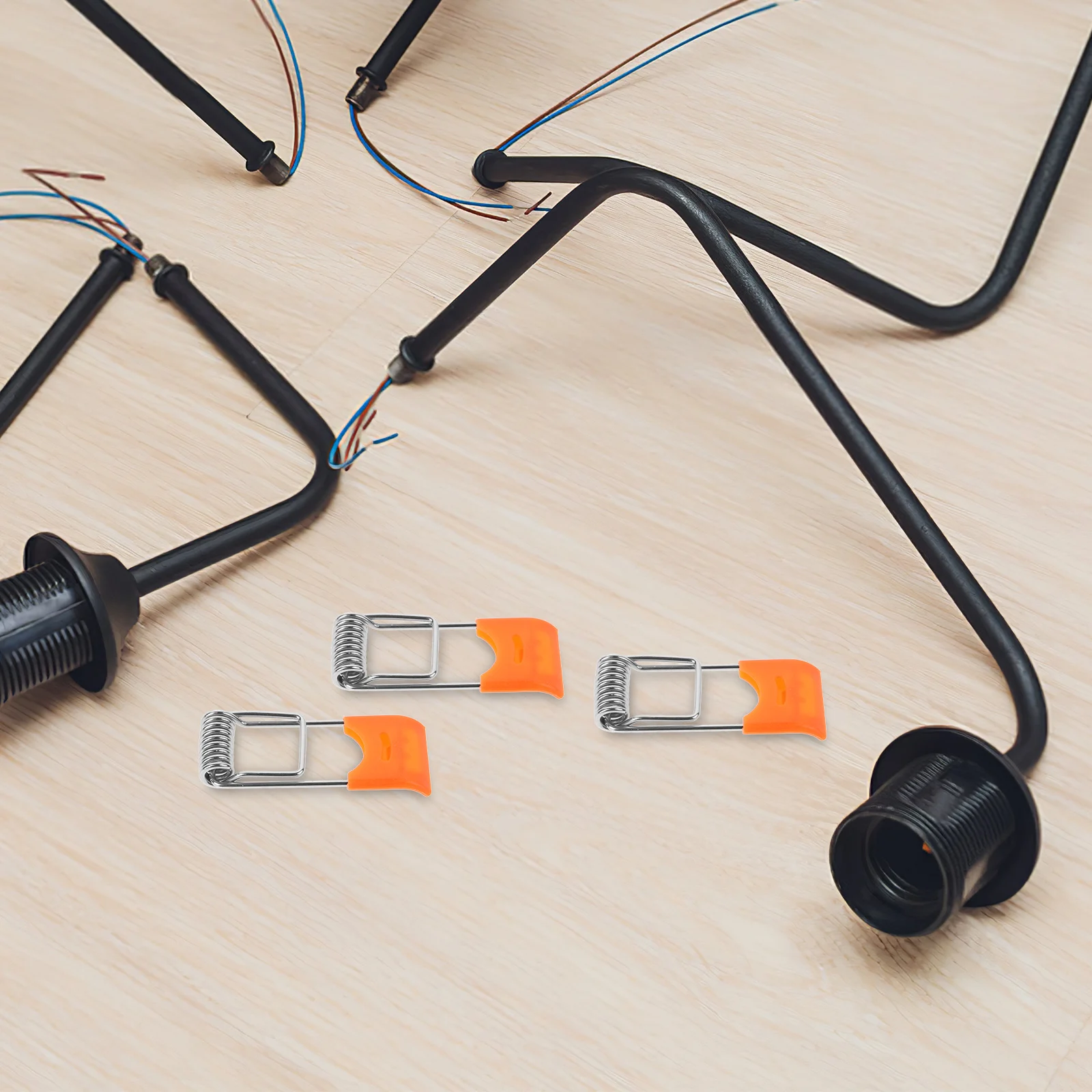 100pcs Spring Clips for Recessed Lighting Orange Snap LED Ceiling Lamp Fixtures Durable Plastic Metal Reliable Stability
100pcs Spring Clips for Recessed Lighting Orange Snap LED Ceiling Lamp Fixtures Durable Plastic Metal Reliable Stability