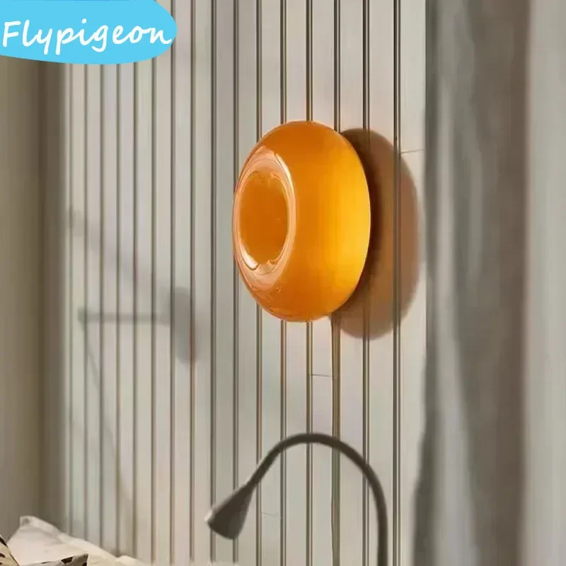 Creative Donut Glass Wall Lamp USB Plug LED Wall Light Ambient Light Touch Switch for Living Room Bedside Study Office Lighting
Creative Donut Glass Wall Lamp USB Plug LED Wall Light Ambient Light Touch Switch for Living Room Bedside Study Office Lighting