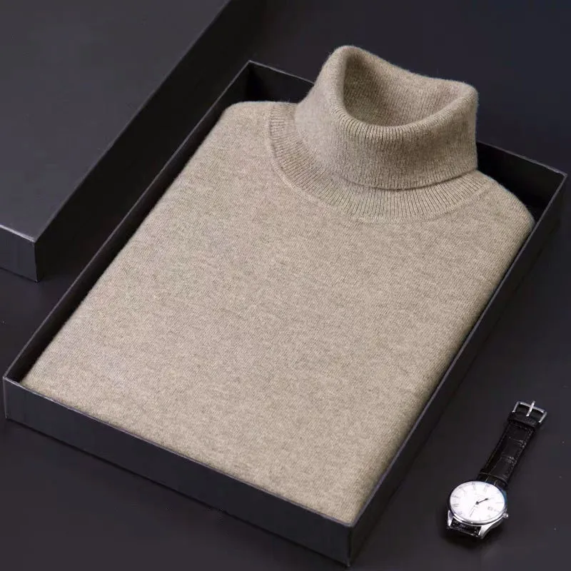 New Winter Cashmere Turtleneck Sweater Men High-Neck Autumn Jersey Hombre Pull Solid Color Pullover Women Warm Clothes
New Winter Cashmere Turtleneck Sweater Men High-Neck Autumn Jersey Hombre Pull Solid Color Pullover Women Warm Clothes