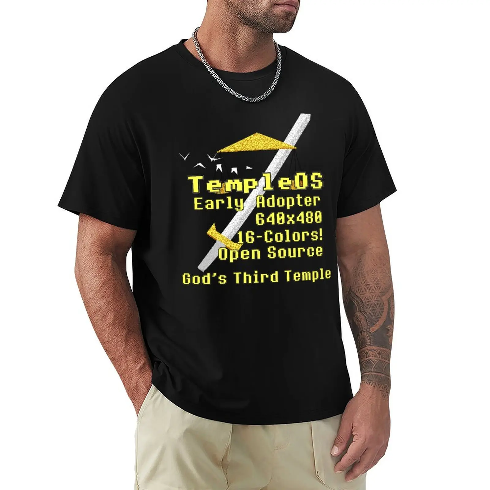 TempleOS Early Adopter - Terry A Davis, Programmer, Meme T-Shirt Lightweight Cooling Short Sleeve Tee
TempleOS Early Adopter - Terry A Davis, Programmer, Meme T-Shirt Lightweight Cooling Short Sleeve Tee