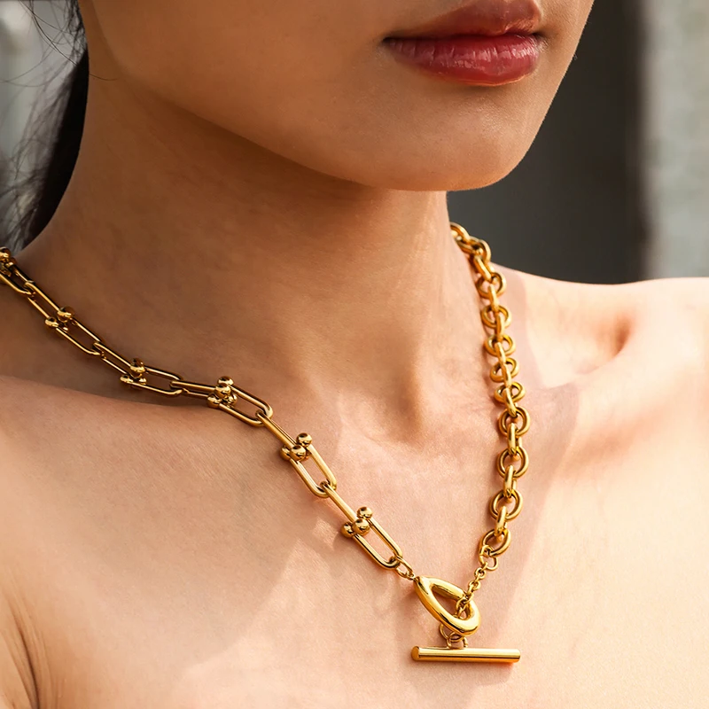 Nivora Hip Hop O Chain Stainless Steel Necklace For Women OT Clasp Pendant Retractable Choker Necklace Women No Tarnish Jewelry
Nivora Hip Hop O Chain Stainless Steel Necklace For Women OT Clasp Pendant Retractable Choker Necklace Women No Tarnish Jewelry