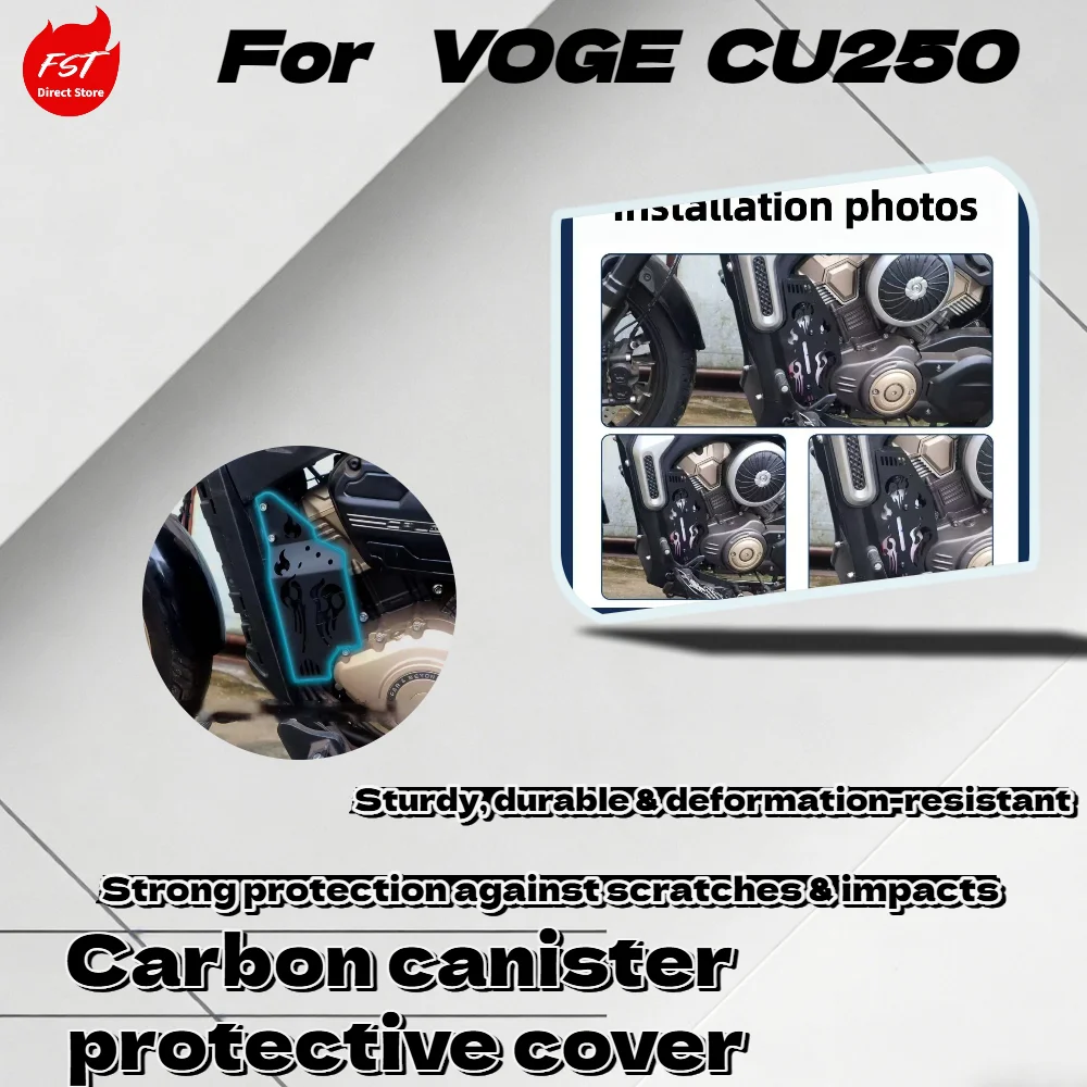For VOGE CU250 Carbon Canister Protective Cover Retro Decorative Guard Plate Stainless Steel Accessories
For VOGE CU250 Carbon Canister Protective Cover Retro Decorative Guard Plate Stainless Steel Accessories
