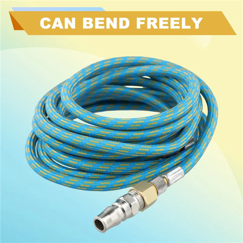 WORTHOWN-2Pcs 3 Meter/9.84Ft Nylon Braided Airbrush Air Hose Standard 1/8Inch-1/4Inch Adapter Suit For Air Bursh
WORTHOWN-2Pcs 3 Meter/9.84Ft Nylon Braided Airbrush Air Hose Standard 1/8Inch-1/4Inch Adapter Suit For Air Bursh
