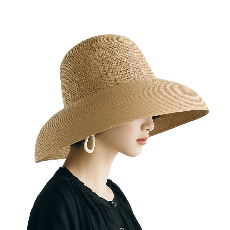 Hepburn Style Foldable Sun Hat, Large Brim UV Protection Beach Hat for Women
Hepburn Style Foldable Sun Hat, Large Brim UV Protection Beach Hat for Women