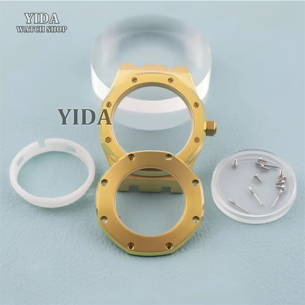NH35 Case Strap Watch Parts For Royal Oak 41mm Octagonal MOD Case Sapphire Glass 10ATM Waterproof fit Nh36 Movement 31.8mm Dial
NH35 Case Strap Watch Parts For Royal Oak 41mm Octagonal MOD Case Sapphire Glass 10ATM Waterproof fit Nh36 Movement 31.8mm Dial