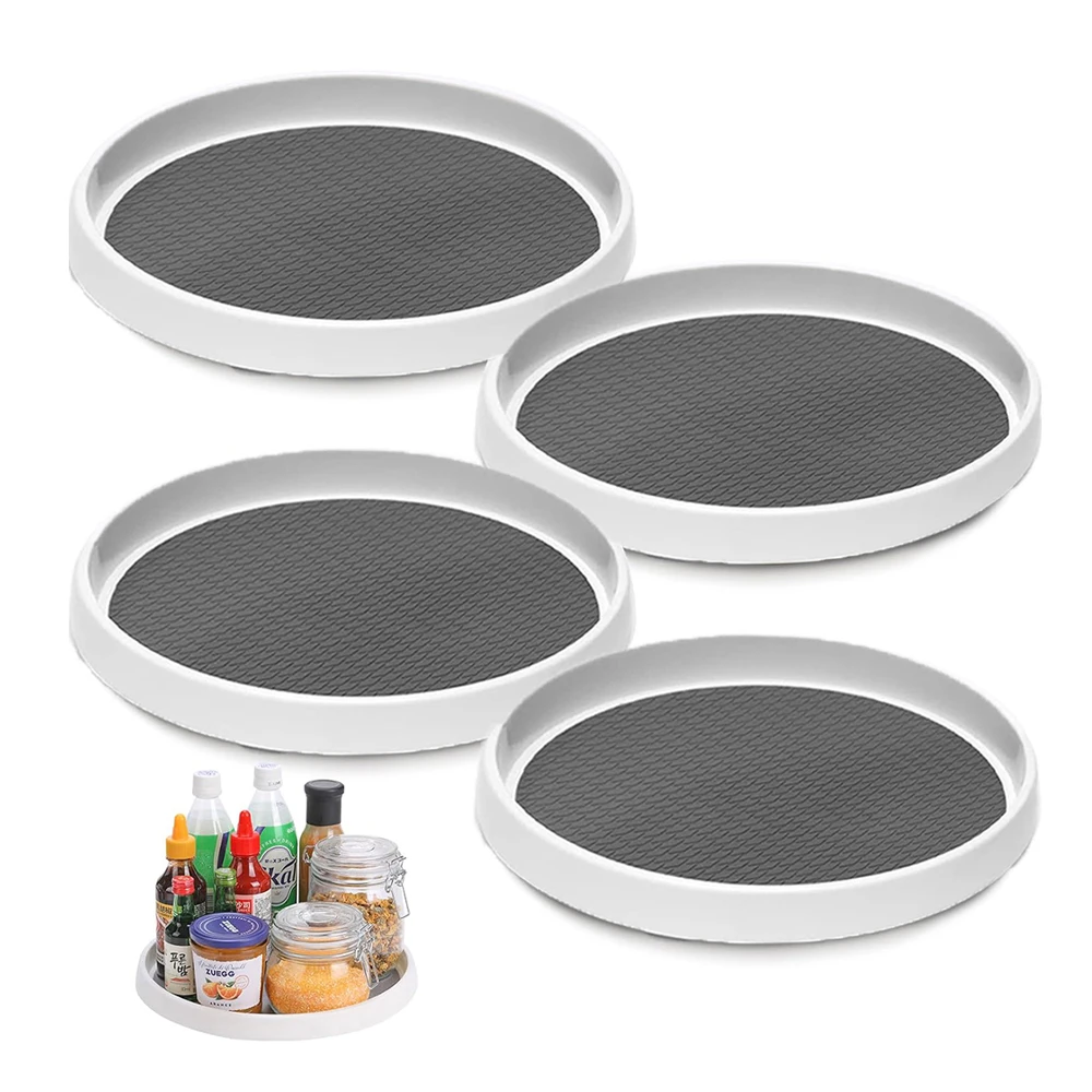 10 Inch Non-Skid Lazy Susan Organizers - Turntable Rack for Cabinet, Pantry Organization and Storage, Kitchen, Fridge
10 Inch Non-Skid Lazy Susan Organizers - Turntable Rack for Cabinet, Pantry Organization and Storage, Kitchen, Fridge