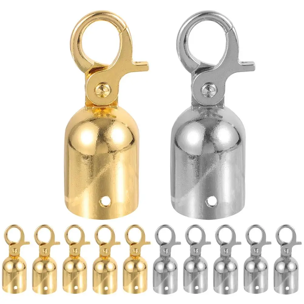 12 Pcs Small Silver Gold Rope End Stop Cap Guardrail Connector Hook Metal Snap Hooks Decorative Chain Accessories
12 Pcs Small Silver Gold Rope End Stop Cap Guardrail Connector Hook Metal Snap Hooks Decorative Chain Accessories