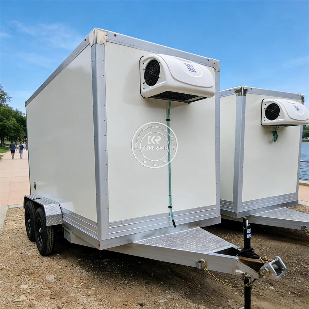 Customizable Heavy Duty Commercial Cold Storage Truck Fast Cooling Reliable Refrigerated Trailer for Frozen Seafood Delivery
Customizable Heavy Duty Commercial Cold Storage Truck Fast Cooling Reliable Refrigerated Trailer for Frozen Seafood Delivery