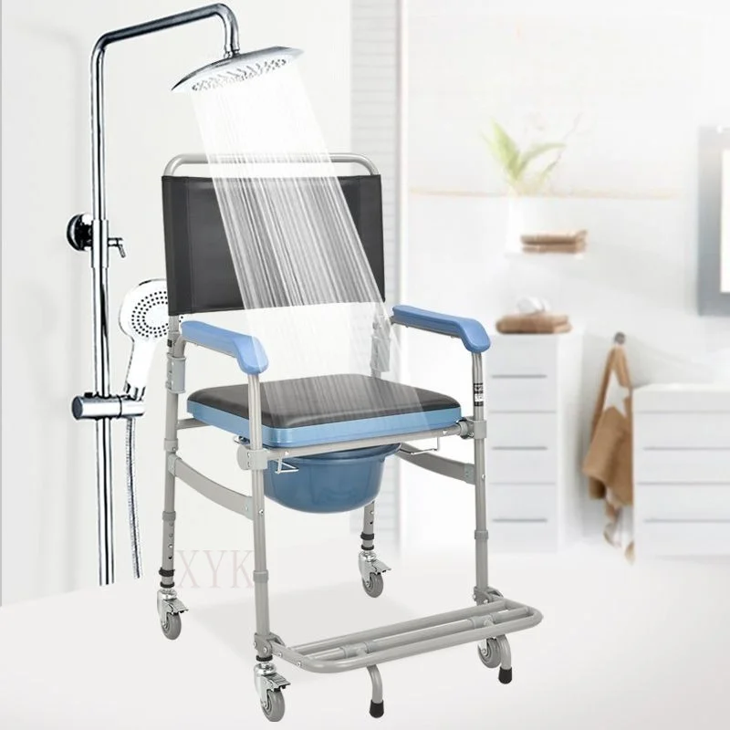 Elderly Home Portable Commode Chair Foldable Toilet Chair Nurs-ing Chair with Wheels Shower Commode
Elderly Home Portable Commode Chair Foldable Toilet Chair Nurs-ing Chair with Wheels Shower Commode