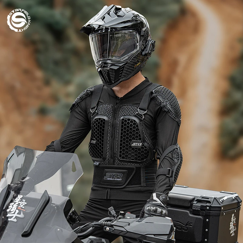 SFK Men's Motorcycle Riding Jacket Summer Breathable Protection Soft Armor Clothing 2026 New CE Body Protective Gears Clothes
SFK Men's Motorcycle Riding Jacket Summer Breathable Protection Soft Armor Clothing 2026 New CE Body Protective Gears Clothes