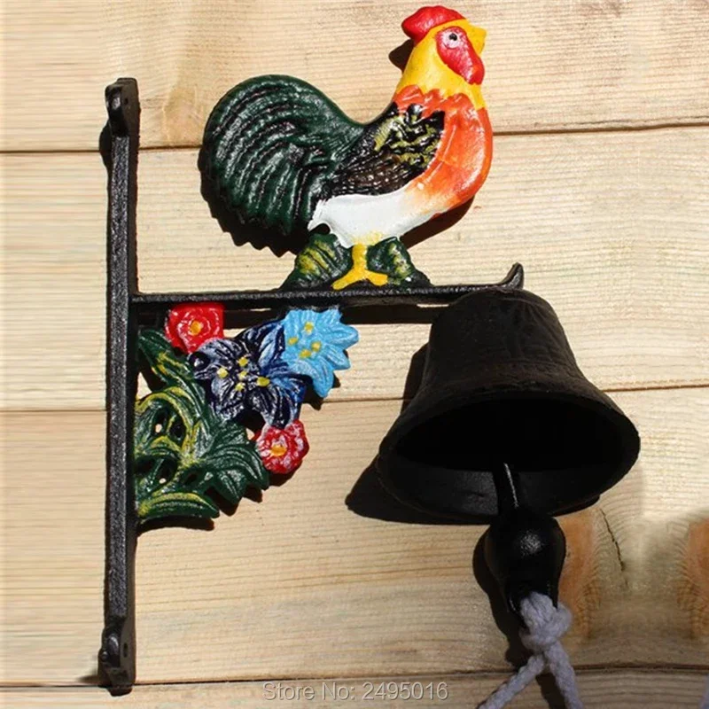 Wall Mounted Cast Iron Cock Shape Dinner Bell - Handmade Metal Crafts for Home, School, Store Door Decoration - Welcome Bell
Wall Mounted Cast Iron Cock Shape Dinner Bell - Handmade Metal Crafts for Home, School, Store Door Decoration - Welcome Bell