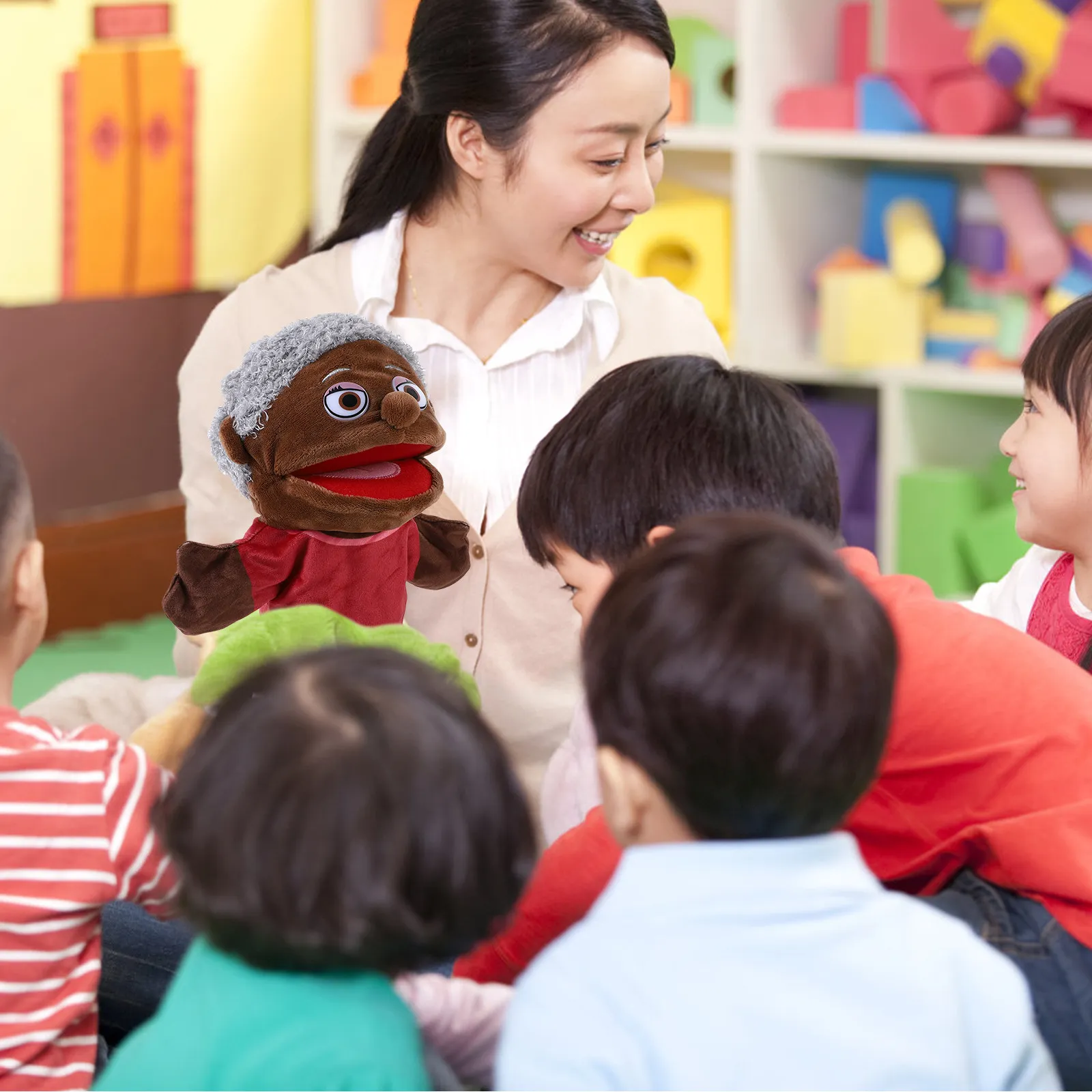 Hand Puppet 1 Piece Realistic Family Member Design Vivid Details for Imaginative Play Comfortable Wearable Interactive Learning
Hand Puppet 1 Piece Realistic Family Member Design Vivid Details for Imaginative Play Comfortable Wearable Interactive Learning