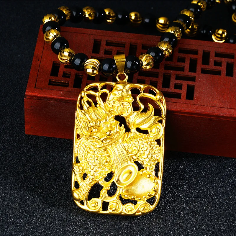 Dominant Hollow Men's Necklace Pure Real 18k Gold Necklace for Men Bro Father Party Fine Jewelry Gift Real 999 Yellow Gold Chain
Dominant Hollow Men's Necklace Pure Real 18k Gold Necklace for Men Bro Father Party Fine Jewelry Gift Real 999 Yellow Gold Chain