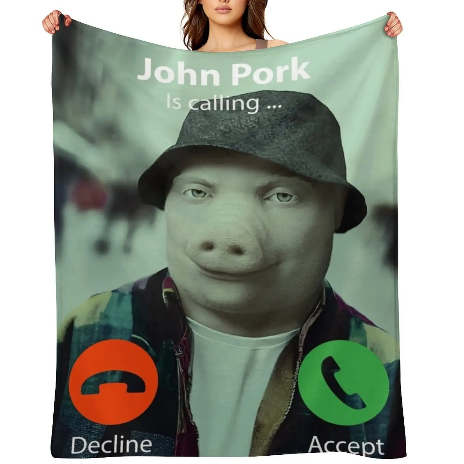 John Pork, John Pork Is Calling Throw Blanket Summer Beddings Extra Large Throw Soft Beds Flannel Fabric Blankets
John Pork, John Pork Is Calling Throw Blanket Summer Beddings Extra Large Throw Soft Beds Flannel Fabric Blankets