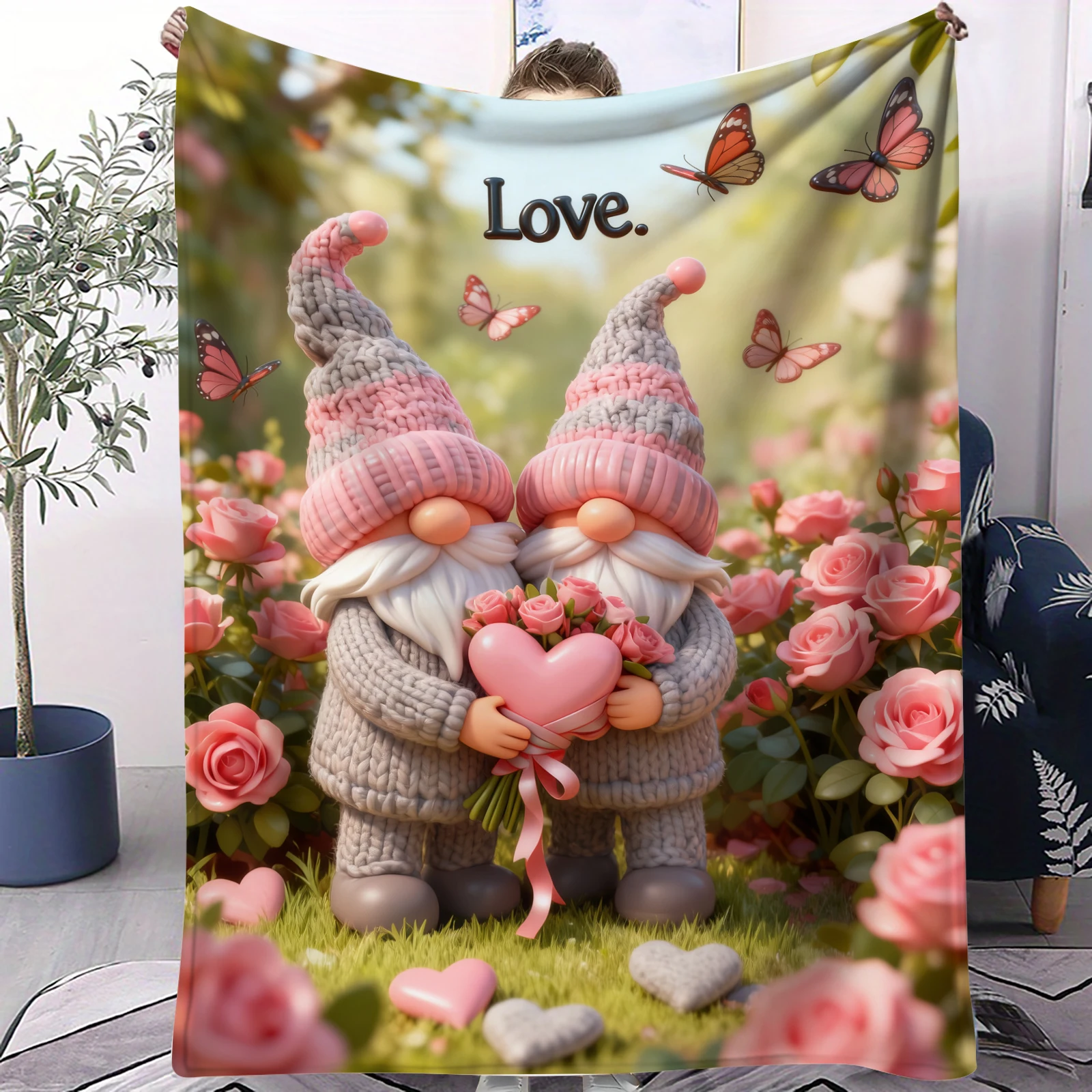 Valentine's Day Goblin Printed Blanket Warmth Flannel Blanket Soft Multifunctional Decorative Blanket Romantic Holiday Gifts
Valentine's Day Goblin Printed Blanket Warmth Flannel Blanket Soft Multifunctional Decorative Blanket Romantic Holiday Gifts