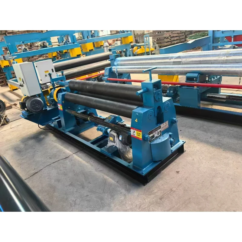 High Quality 3-Roll Automatic Carbon Steel Coiling Bending Machine Motor Core Steel Metal Rollers Bender 6mm Thickness
High Quality 3-Roll Automatic Carbon Steel Coiling Bending Machine Motor Core Steel Metal Rollers Bender 6mm Thickness