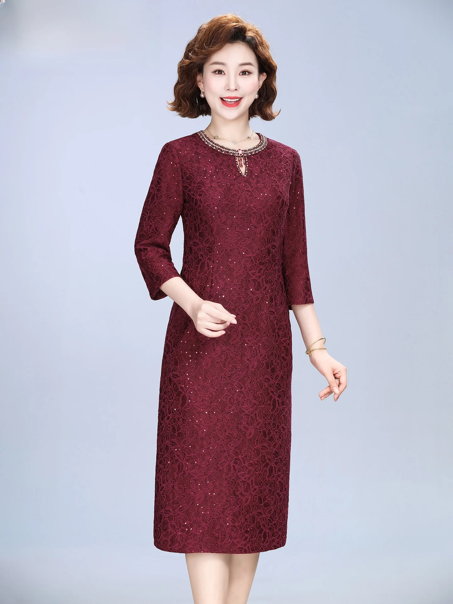 Elegant Wedding Dress for Older Women Huaying Xipu Brand Young Looking Mom Wedding Banquet Gown Wine Dress Skirt
Elegant Wedding Dress for Older Women Huaying Xipu Brand Young Looking Mom Wedding Banquet Gown Wine Dress Skirt