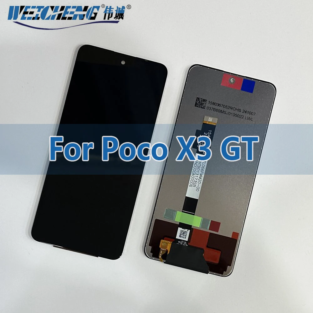 6,6-дюймовый новый дисплей для Xiaomi POCO X3 GT 21061110 AG ЖК-дисплей с цифровым преобразователем сенсорного экрана в сборе
6,6-дюймовый новый дисплей для Xiaomi POCO X3 GT 21061110 AG ЖК-дисплей с цифровым преобразователем сенсорного экрана в сборе