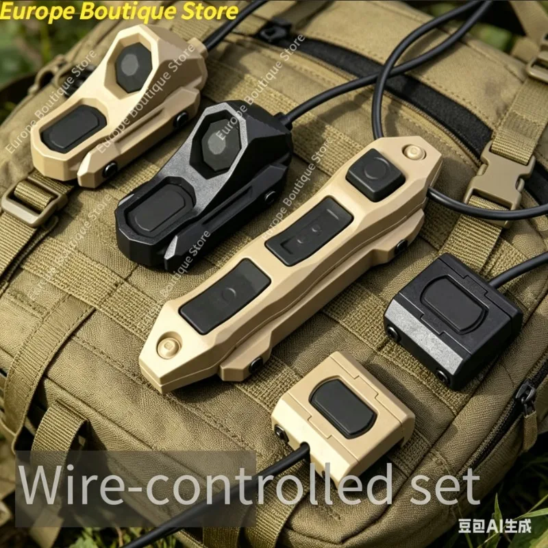 Dual/Triple Control Remote Pressure Switch for PEQ-15, 2.5mm SF Plug for M600 M300 Flashlight, 20mm Rail Tactical Toy Accessory
Dual/Triple Control Remote Pressure Switch for PEQ-15, 2.5mm SF Plug for M600 M300 Flashlight, 20mm Rail Tactical Toy Accessory