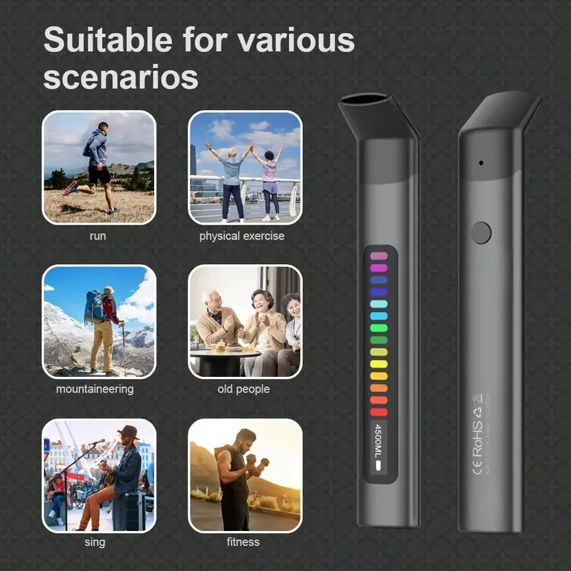 Device Effective Personal Use Breathing Training Lung Capacity Trainer Portable Smart Breathing Practice
Device Effective Personal Use Breathing Training Lung Capacity Trainer Portable Smart Breathing Practice