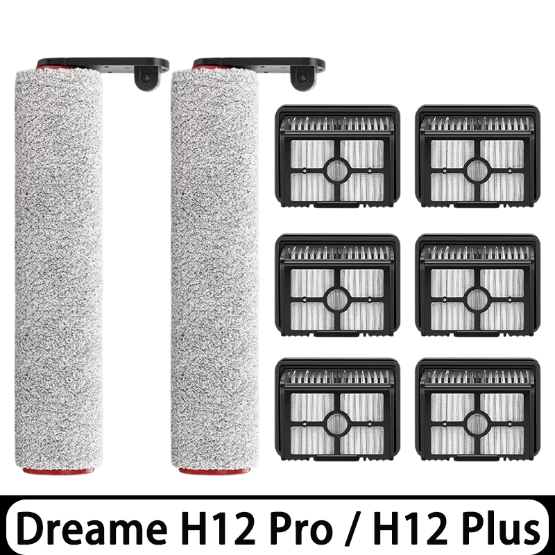 Accessories For Dreame H12 Pro / H12 Plus Soft Brush Spare Parts Wet Dry Vacuum Cleaner Roller Hepa Filter
Accessories For Dreame H12 Pro / H12 Plus Soft Brush Spare Parts Wet Dry Vacuum Cleaner Roller Hepa Filter