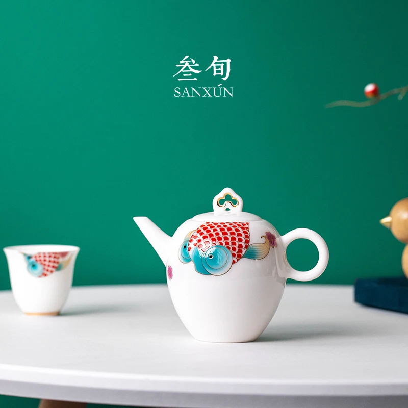 Decoration Travel Teapot Ceramic Vintage Art Honey Dispenser Teapot Cover Handmade Wedding Kettle Samovar Kitchen Accessories
Decoration Travel Teapot Ceramic Vintage Art Honey Dispenser Teapot Cover Handmade Wedding Kettle Samovar Kitchen Accessories