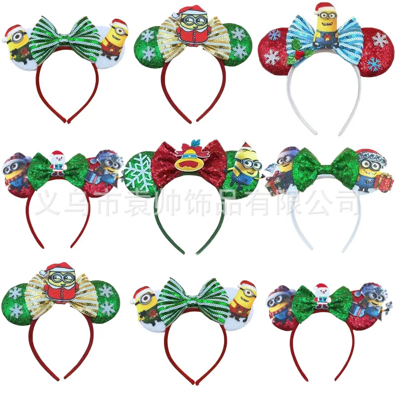 Kawaii Disney Mickey Mouse Headband Cute Christmas Party Decorations Adult & Children's Holiday Party Hair Accessories Bow Gift
Kawaii Disney Mickey Mouse Headband Cute Christmas Party Decorations Adult & Children's Holiday Party Hair Accessories Bow Gift