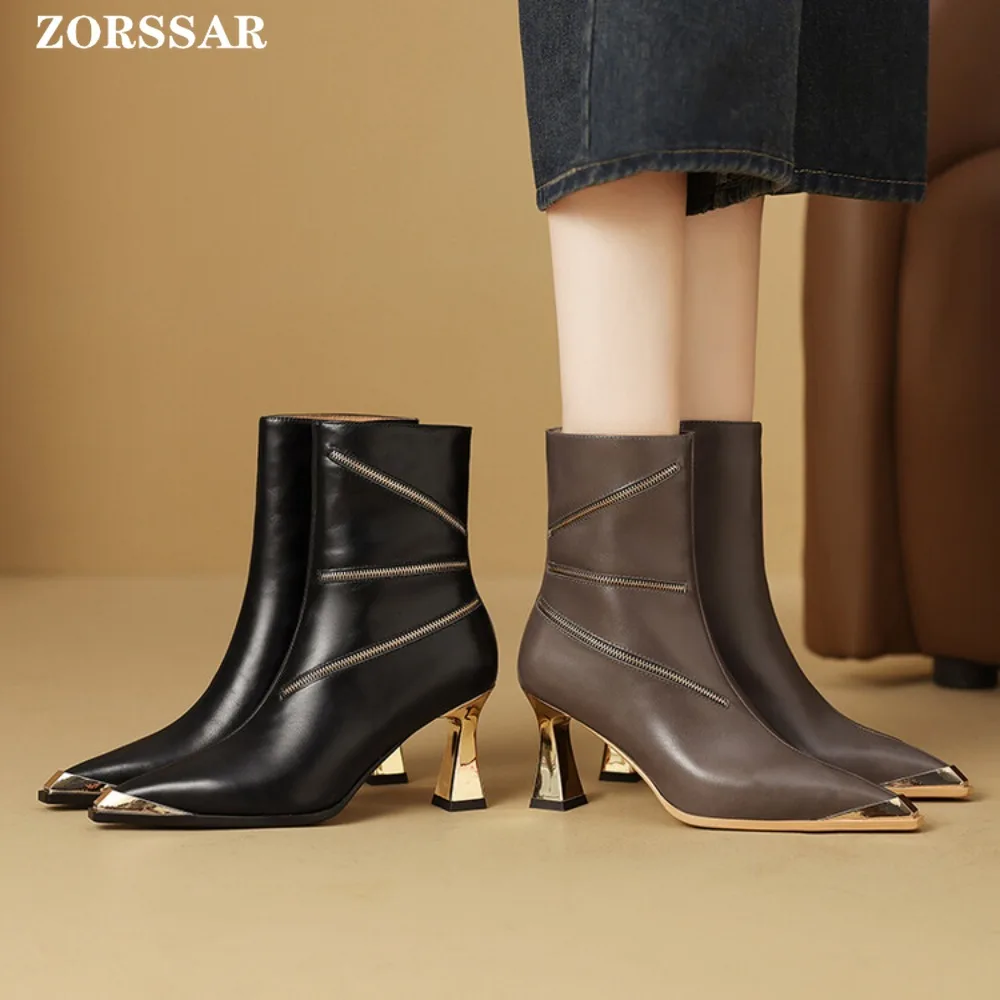 2025 New Women's Ankle Boots Sexy Pointed Toe Woman Short Boots Fashion Elegant Ladies Thin High Heel Boots Solid Color Stiletto
2025 New Women's Ankle Boots Sexy Pointed Toe Woman Short Boots Fashion Elegant Ladies Thin High Heel Boots Solid Color Stiletto