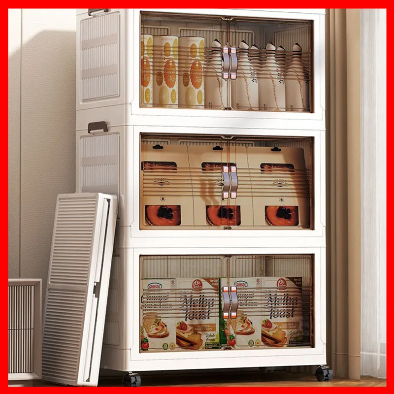 Thicken Folding Storage Box Cabinet Closet Organizer Multifunction Sundries Snack Toy Books Bin Dustproof Wardrobe With Wheels
Thicken Folding Storage Box Cabinet Closet Organizer Multifunction Sundries Snack Toy Books Bin Dustproof Wardrobe With Wheels