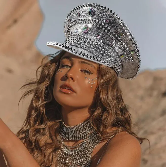 Steampunk Military Hat spike Captain Cap ForWomen Men Sergeant Hat Hen Do Hat Festival Birthday Part Hat Can Customize
Steampunk Military Hat spike Captain Cap ForWomen Men Sergeant Hat Hen Do Hat Festival Birthday Part Hat Can Customize