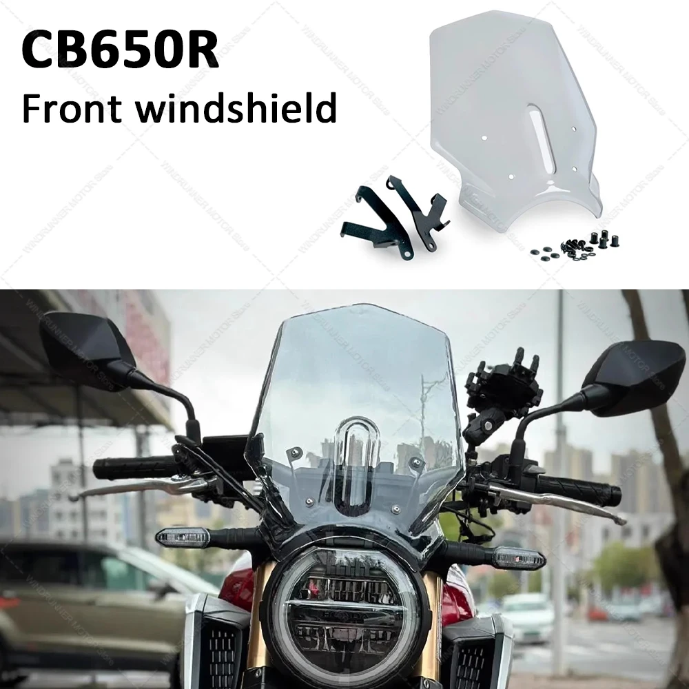 ForCB650RGreat Quality PMMA Wind Deflector Motorcycle Front Fairing Windscreen Windshields Covers Motorbikes Deflector ForCB650R
ForCB650RGreat Quality PMMA Wind Deflector Motorcycle Front Fairing Windscreen Windshields Covers Motorbikes Deflector ForCB650R