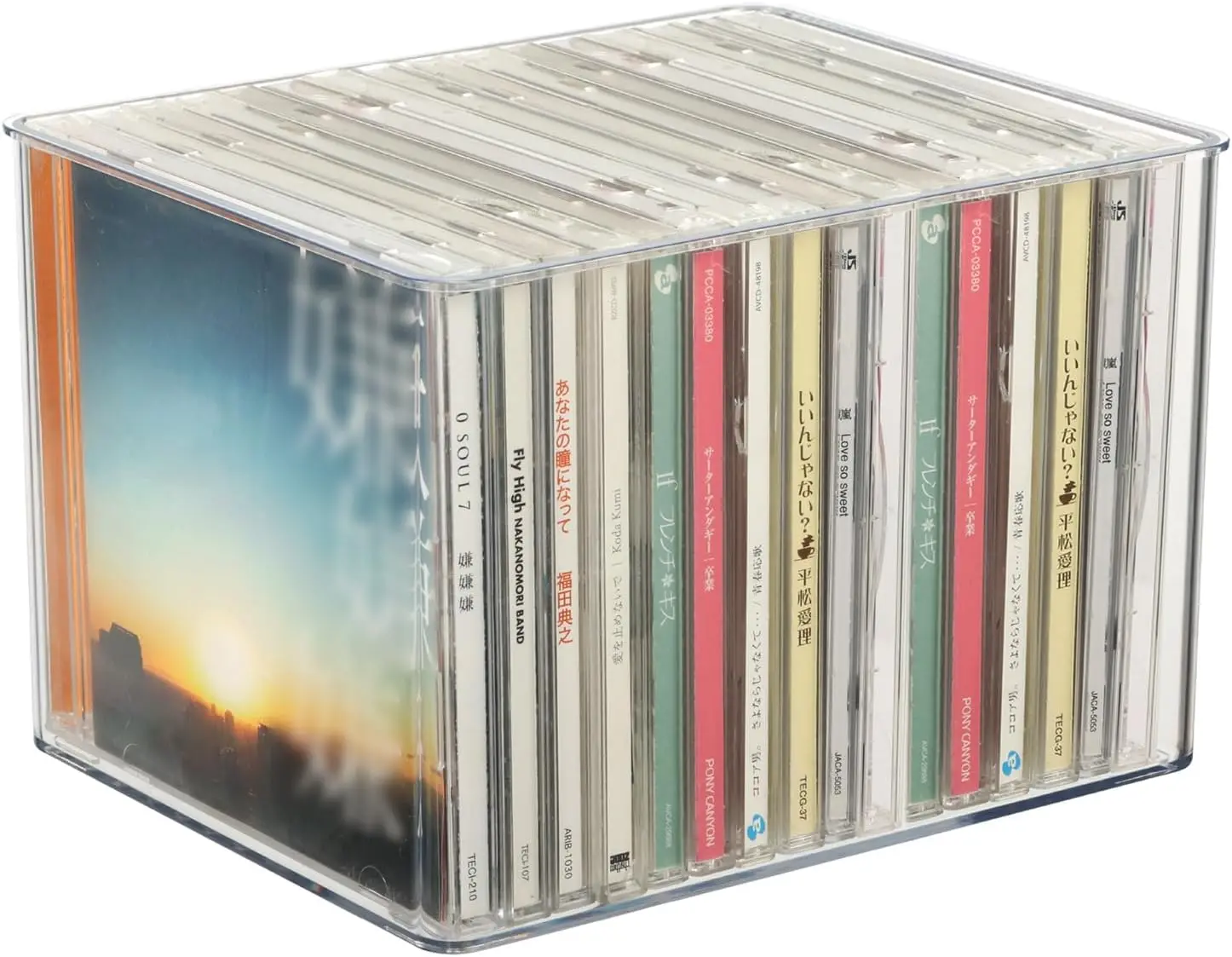 CD Storage Box, CD Holder Stand, Clear Plastic CD DVD Desk Rack Organizer, Stackable Lidless CD Display Organizer Cases,
CD Storage Box, CD Holder Stand, Clear Plastic CD DVD Desk Rack Organizer, Stackable Lidless CD Display Organizer Cases,