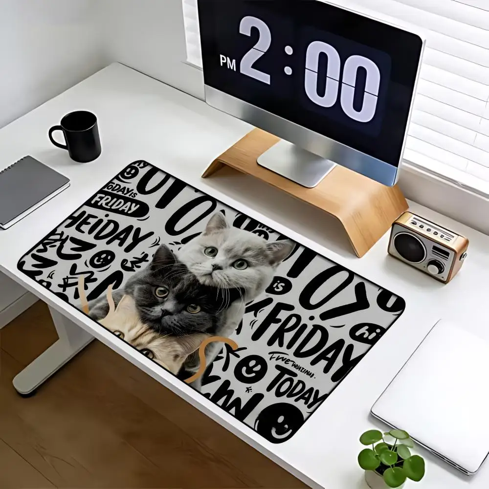 Funny and cute cats Mouse Pad Large Gaming Mousepads Non-slip Laptop Mousepad XXL Tablet desk Mat Nootbook Game Rug PC Playmat
Funny and cute cats Mouse Pad Large Gaming Mousepads Non-slip Laptop Mousepad XXL Tablet desk Mat Nootbook Game Rug PC Playmat