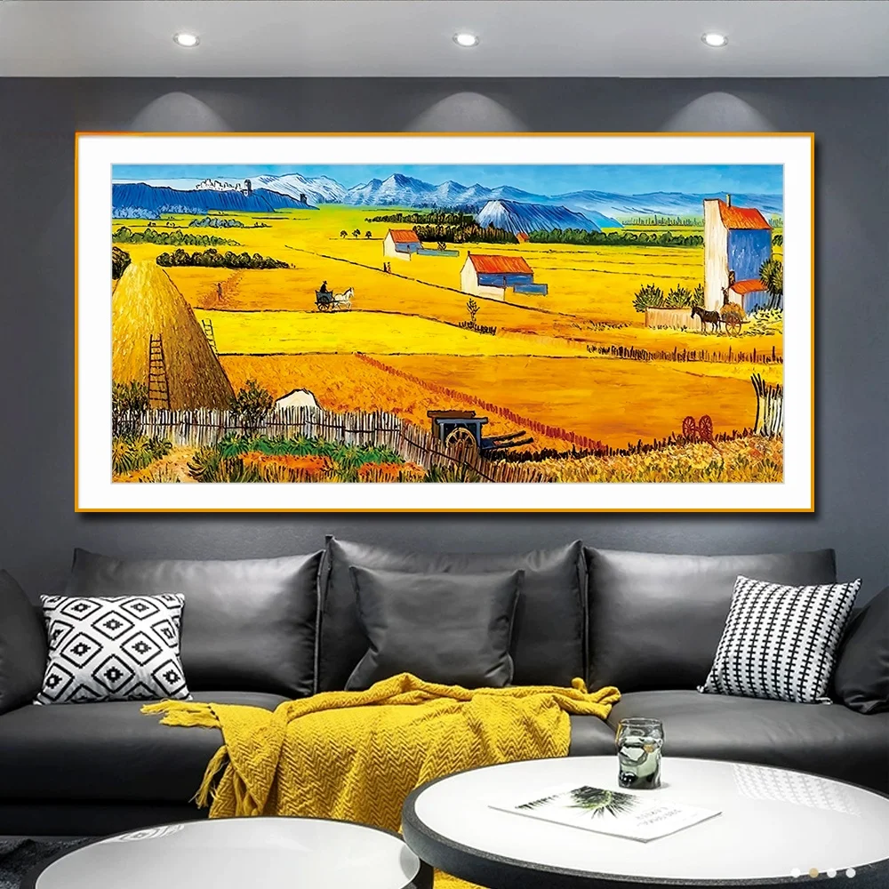 Новая модель вышивки крестом Royal Mona 2025: Известная картина Ван Гога «Сбор урожая» для гостиной и спальни...
Новая модель вышивки крестом Royal Mona 2025: Известная картина Ван Гога «Сбор урожая» для гостиной и спальни...