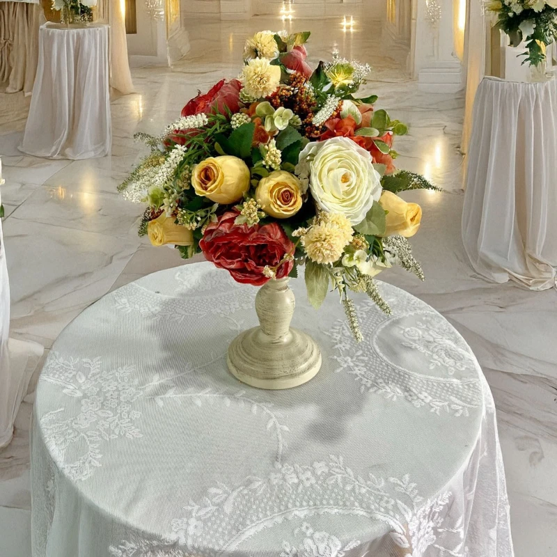 70CM Artificial Rose Ball Home Decoration Table Flowers Wedding Decoration Table Candlestick Arrangement Silk Flowers
70CM Artificial Rose Ball Home Decoration Table Flowers Wedding Decoration Table Candlestick Arrangement Silk Flowers