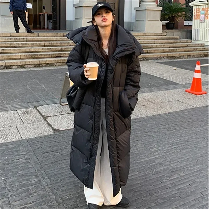 New Warm Winter Parkas Women Hooded Long Thick Cotton Jacket Windproof Padded coat Female Casual Loose Snow Wear Overcoat
New Warm Winter Parkas Women Hooded Long Thick Cotton Jacket Windproof Padded coat Female Casual Loose Snow Wear Overcoat