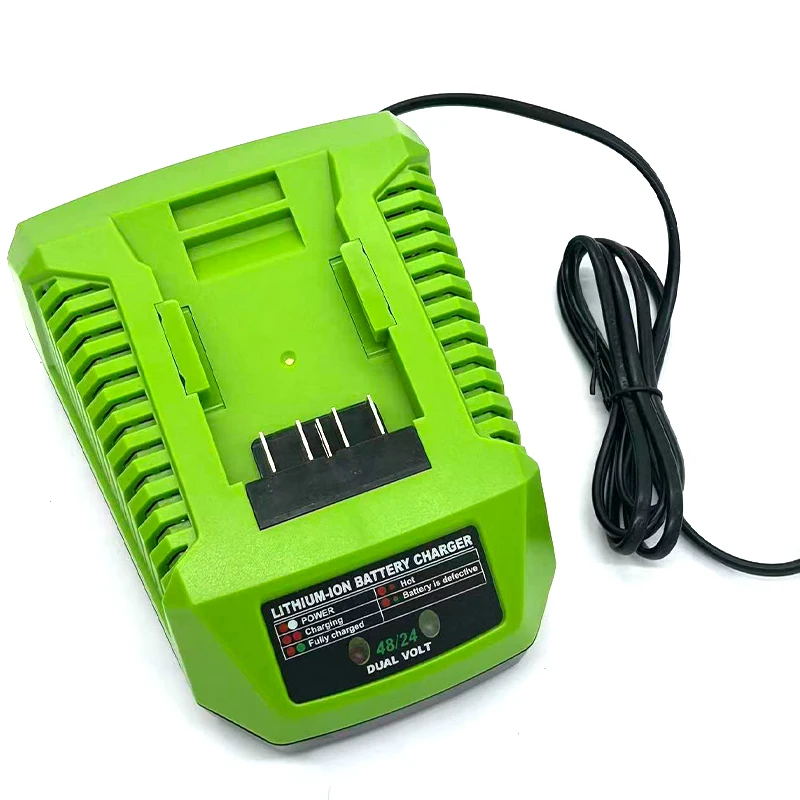 5V 2.1A Portable Fast Charger Featuring Two USB Ports Compatible with GLB 48V/24V Lithium-ion Batteries Power Tool Accessories
5V 2.1A Portable Fast Charger Featuring Two USB Ports Compatible with GLB 48V/24V Lithium-ion Batteries Power Tool Accessories