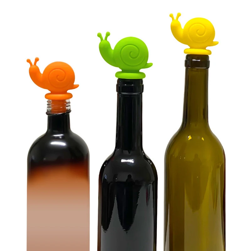Silicone Wine Saver Reusable Snail Shape Wine Plug Funny Wine Seal Stoppers Silicone Beer Stopper For Home Restaurants
Silicone Wine Saver Reusable Snail Shape Wine Plug Funny Wine Seal Stoppers Silicone Beer Stopper For Home Restaurants