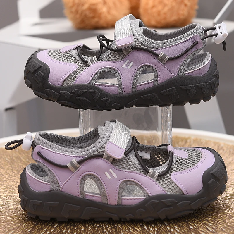 Girls' Shoes, Children's Sandals, Summer Baotou Sports Shoes, 2026 New Anti slip Soft soled Creeper Shoes, Hollow out Children's
Girls' Shoes, Children's Sandals, Summer Baotou Sports Shoes, 2026 New Anti slip Soft soled Creeper Shoes, Hollow out Children's