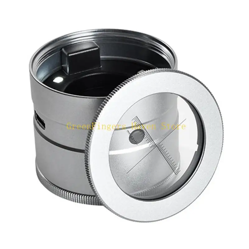 F68D 10X Lens Handheld Eye Loupe Magnifier with Scale LED Light for Stamp Coin Inspection Glass
F68D 10X Lens Handheld Eye Loupe Magnifier with Scale LED Light for Stamp Coin Inspection Glass