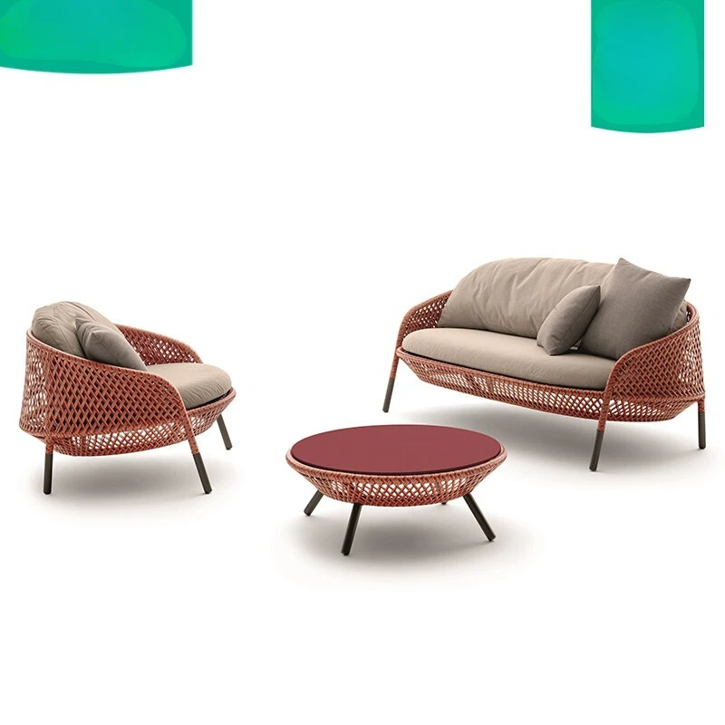 Outdoor furniture rattan sofa designer courtyard sun room rattan art leisure outdoor rattan chair sofa combination waterproof
Outdoor furniture rattan sofa designer courtyard sun room rattan art leisure outdoor rattan chair sofa combination waterproof