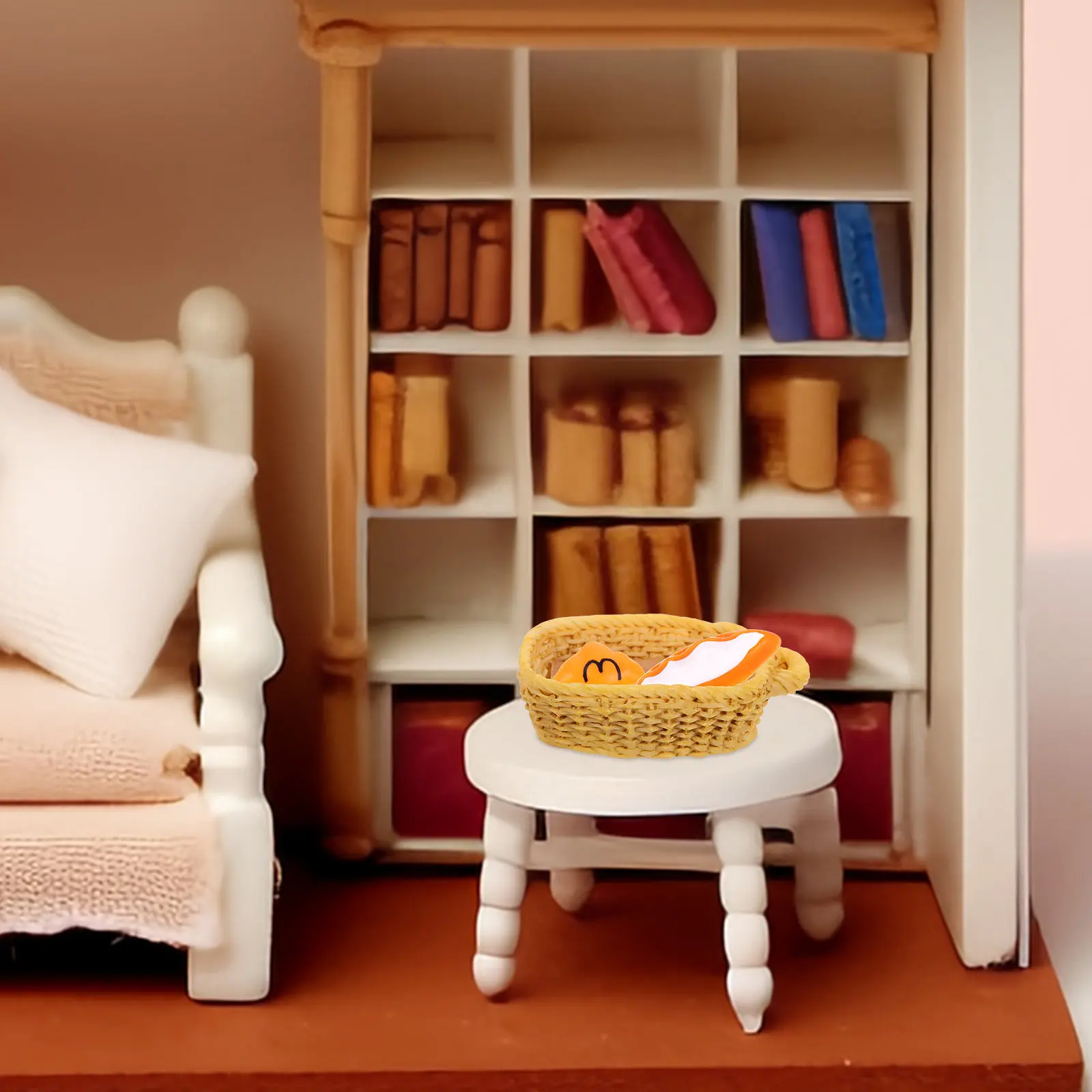 1Set Mini Breadbasket Resin Realistic Fake Food Decoration Photo Prop Miniature Home Ornament Dollhouse Scene Layout
1Set Mini Breadbasket Resin Realistic Fake Food Decoration Photo Prop Miniature Home Ornament Dollhouse Scene Layout