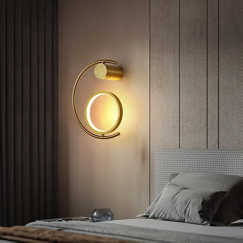 Bedside wall lamp LED master bedroom light luxury creative design wall lamp modern minimalist living room background wall lamp
Bedside wall lamp LED master bedroom light luxury creative design wall lamp modern minimalist living room background wall lamp
