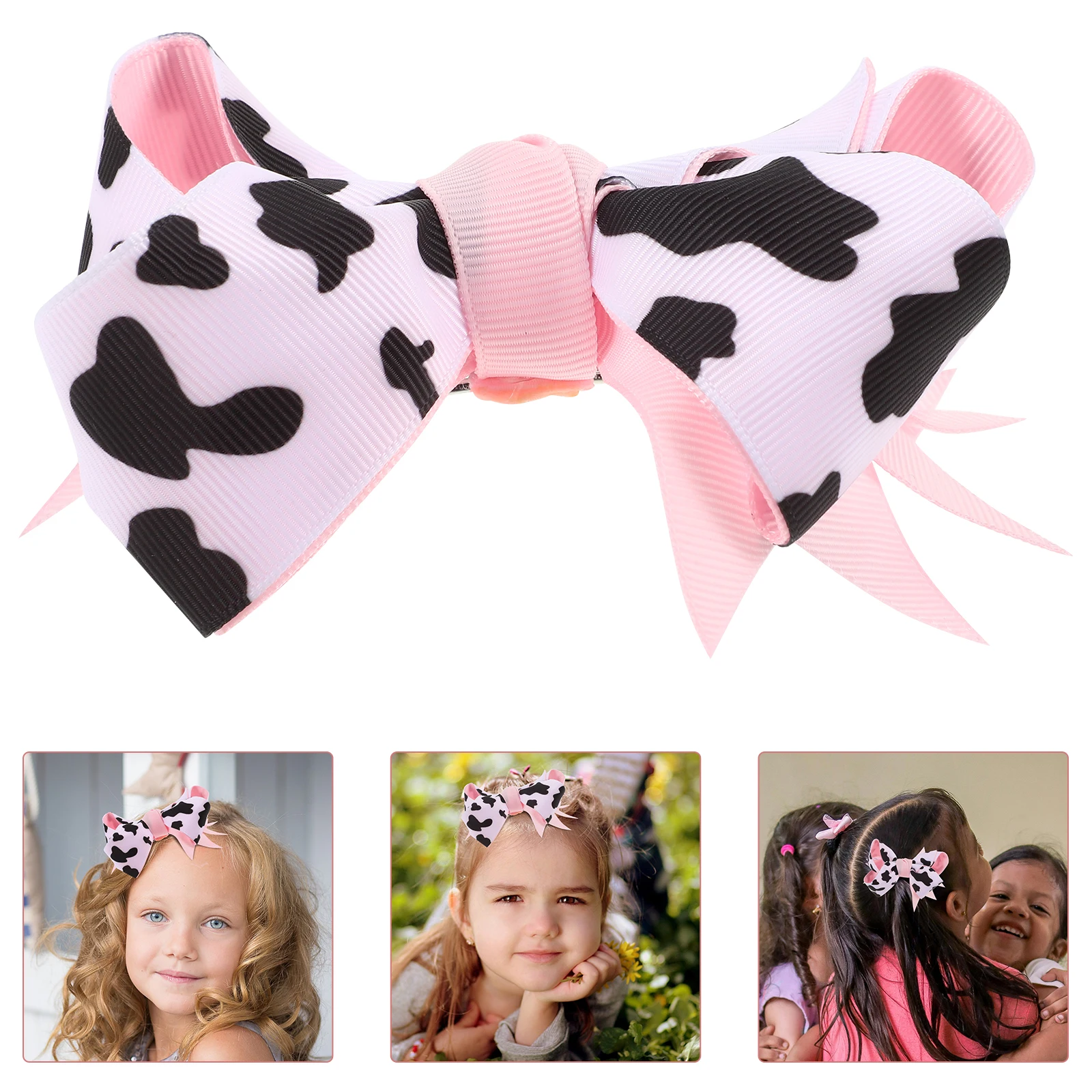 Bow Clips Adorable Cow Print Fabric Accessories for Women Girls Secure Butterfly Cow Hair Bow Clip Bows Hair Decor
Bow Clips Adorable Cow Print Fabric Accessories for Women Girls Secure Butterfly Cow Hair Bow Clip Bows Hair Decor