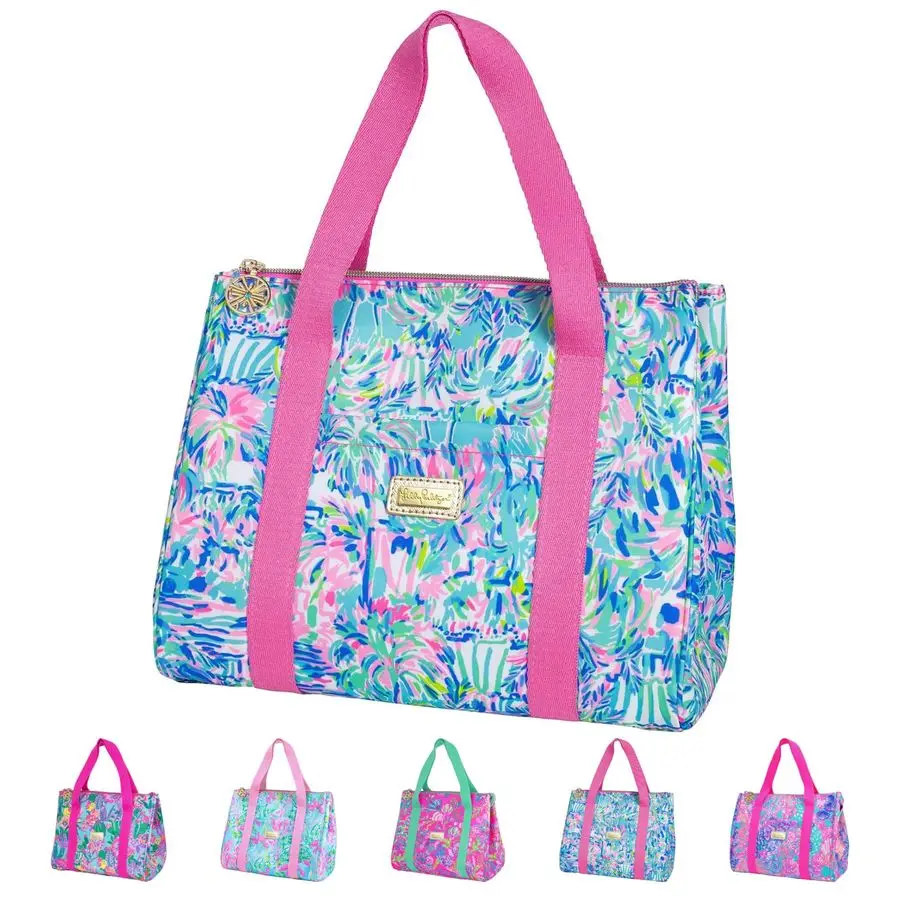 Cute Lunch Bag for Women, Large Capacity Insulated Tote Bag, Blue Mini Cooler with Storage Pocket and Shoulder Straps, Cabana Co
Cute Lunch Bag for Women, Large Capacity Insulated Tote Bag, Blue Mini Cooler with Storage Pocket and Shoulder Straps, Cabana Co